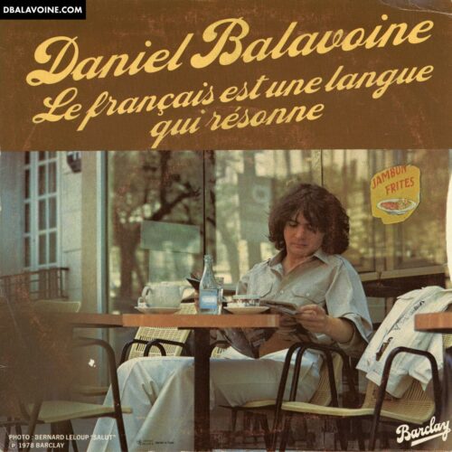Daniel Balavoine - Le français est une langue qui résonne - 45 tours