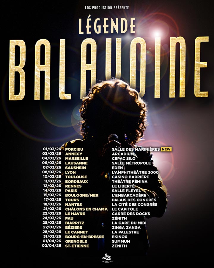 Légende Balavoine, en tournée dès mars 2026